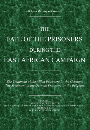 The Fate of the Prisoners During the East African Campaign - Timothy Hoffelder (translator)